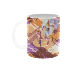 Camo mountains modern C27 White Mug(11OZ)