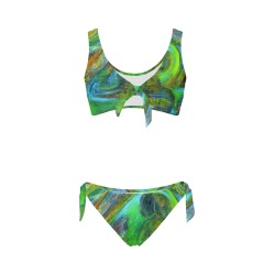 Coconut Tree Collection Bow Tie Front Bikini Swimsuit (Model S38)