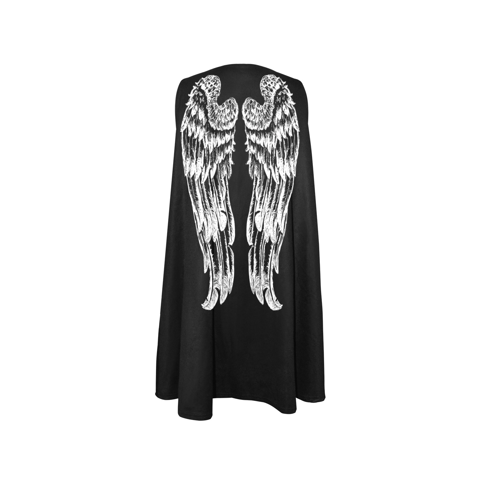 wings Sleeveless A-Line Pocket Dress (Model D57)