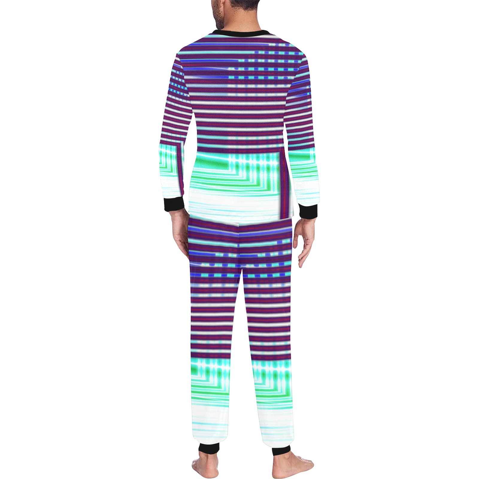 Gradient (99) Men's All Over Print Pajama Set