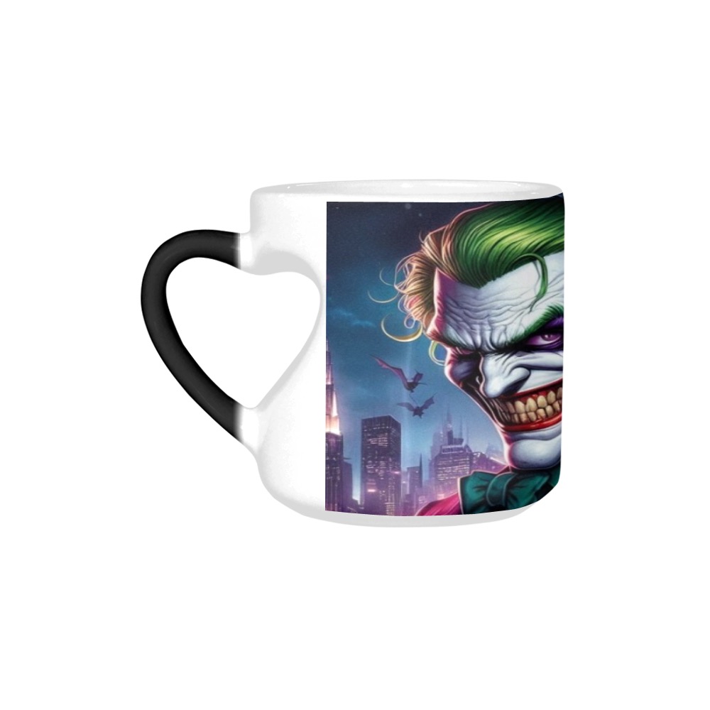Joker Harley Hot Love Heart-shaped Morphing Mug