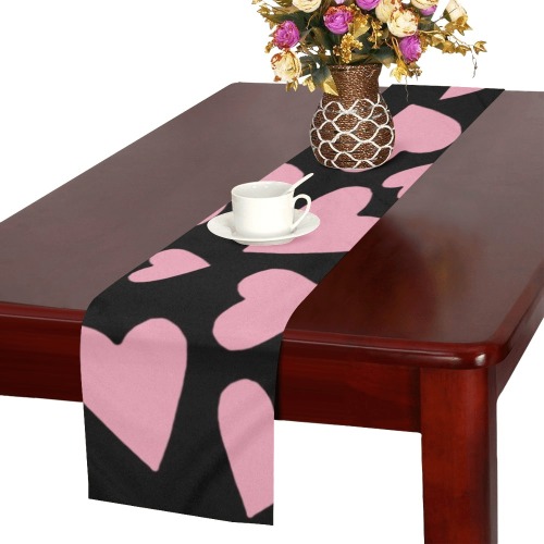 hearts Thickiy Ronior Table Runner 16"x 72"