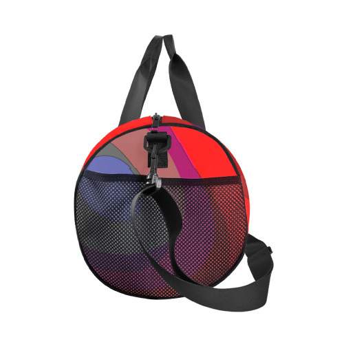 Red Abstract 714 Duffle Bag (Model 1679)