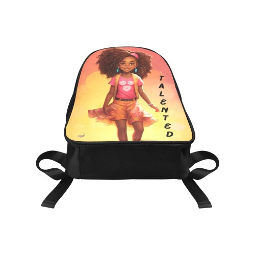 Nova - Fabric School Backpack (Medium) Fabric School Backpack (Model 1682) (Medium)