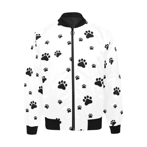 Gay Puppy Love by Fetishworld All Over Print Quilted Bomber Jacket for Men (Model H33)
