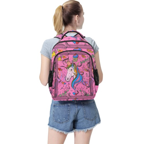 A unicorn with a difference by Nico Bielow Multifunctional Backpack (Model 1731)