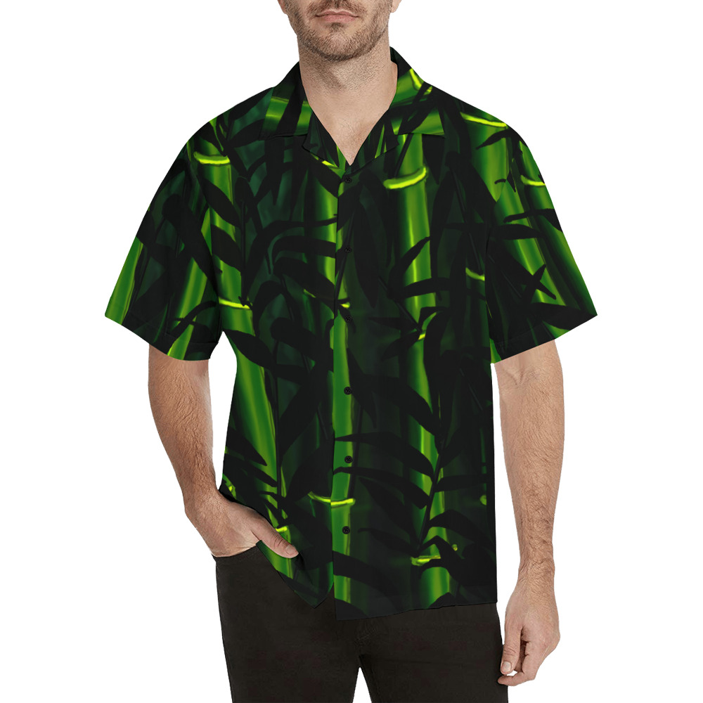 Bamboo Forest Hawaiian Shirt (Model T58)
