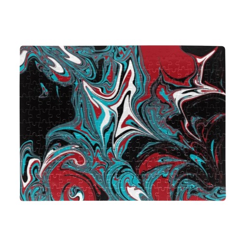 Dark Wave of Colors A3 Size Jigsaw Puzzle (Set of 252 Pieces)
