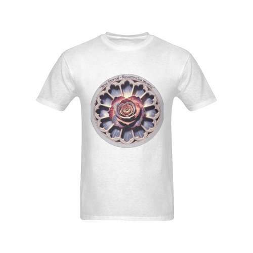 Spring Rose Resurrection Face Shirt, Easter Awakening Gift