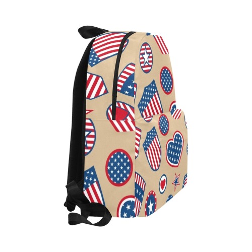 Vintage Patriotic 4th of July Unisex Classic Backpack (Model 1673)