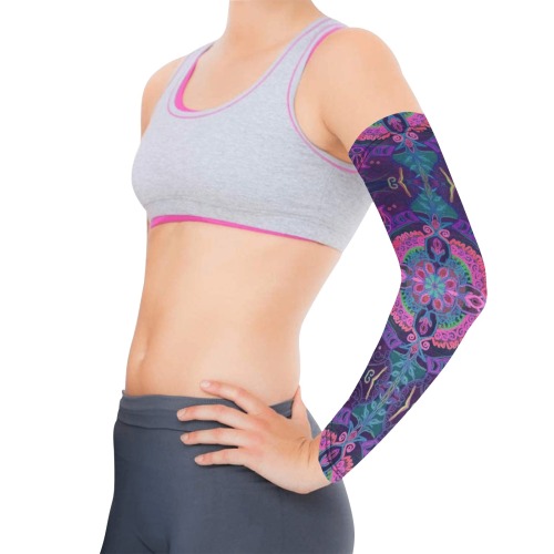 floralie-blue Arm Sleeves (Set of Two)