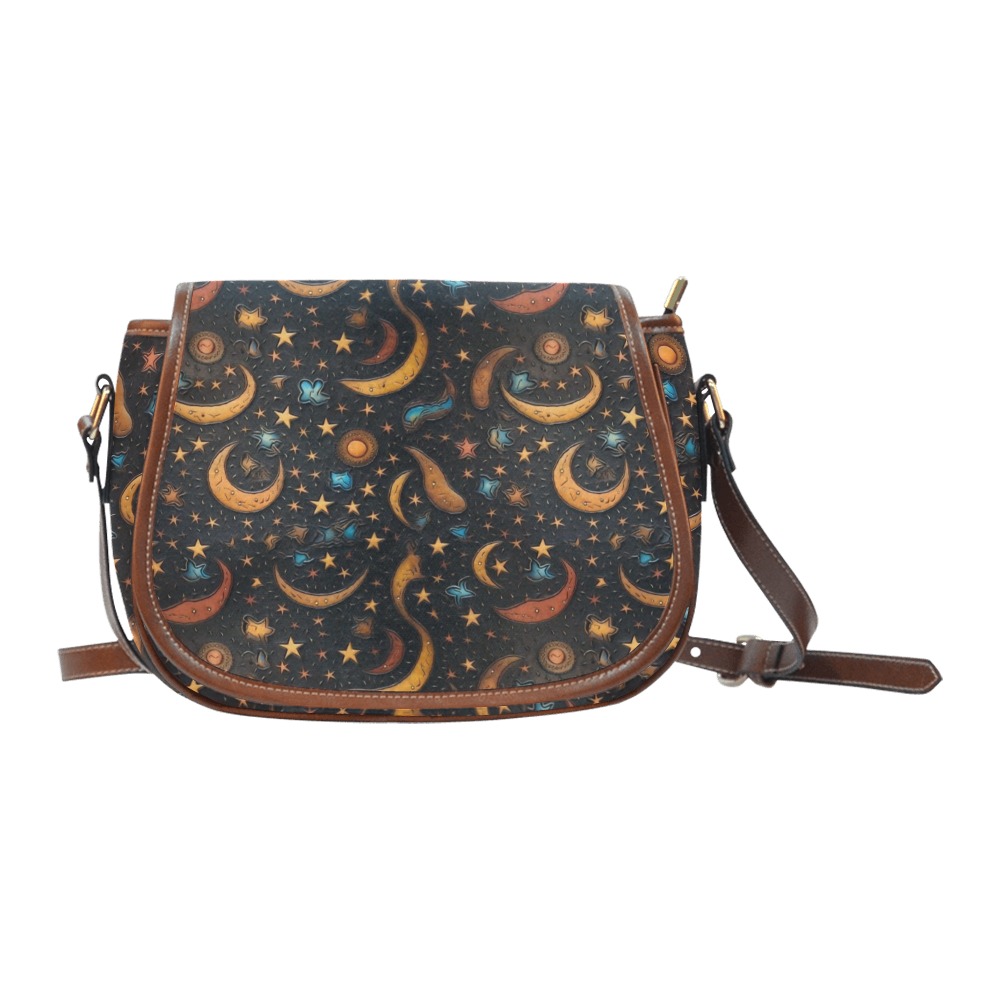 Moon & Stars Saddle Bag/Large (Model 1649)