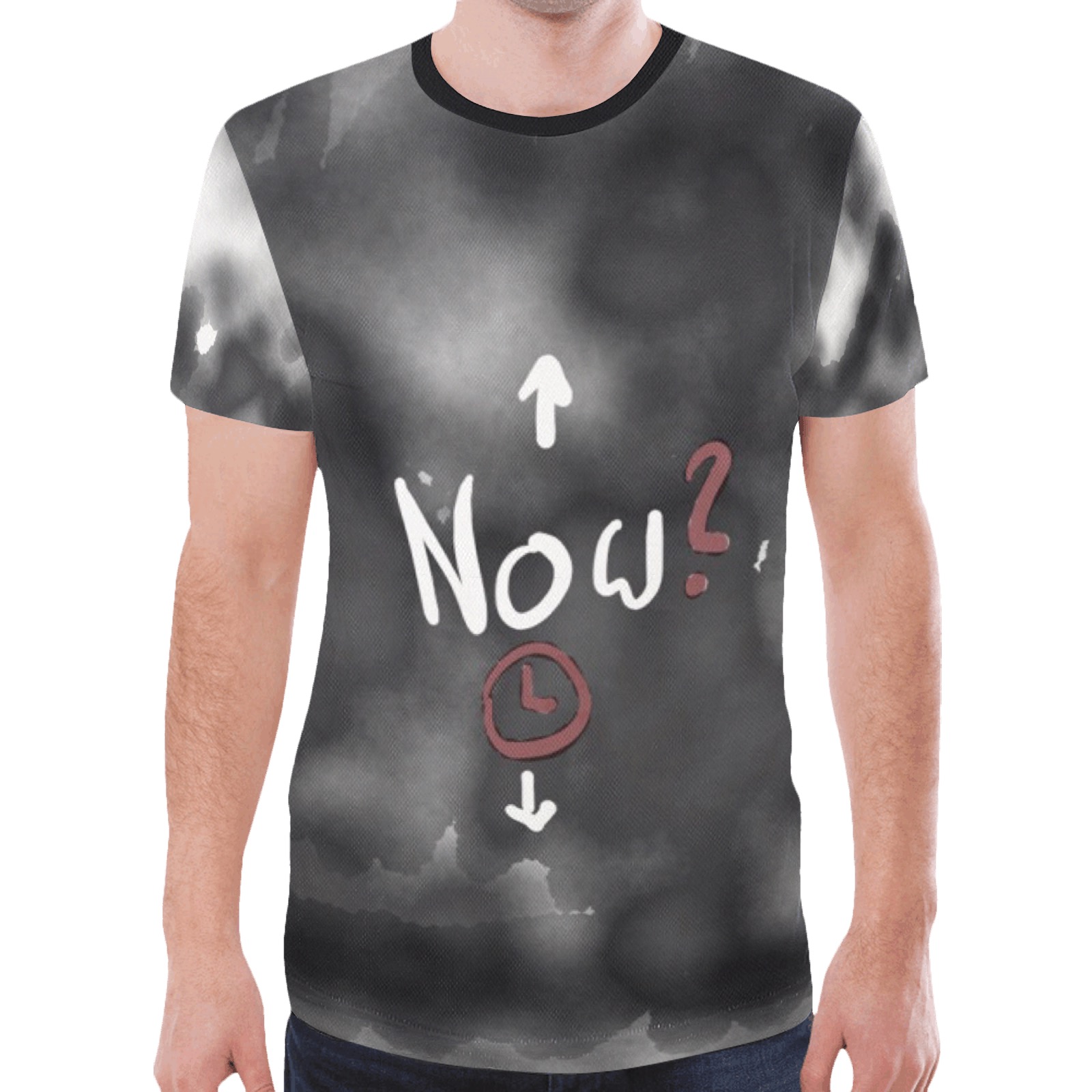 Now New All Over Print T-shirt for Men (Model T45)
