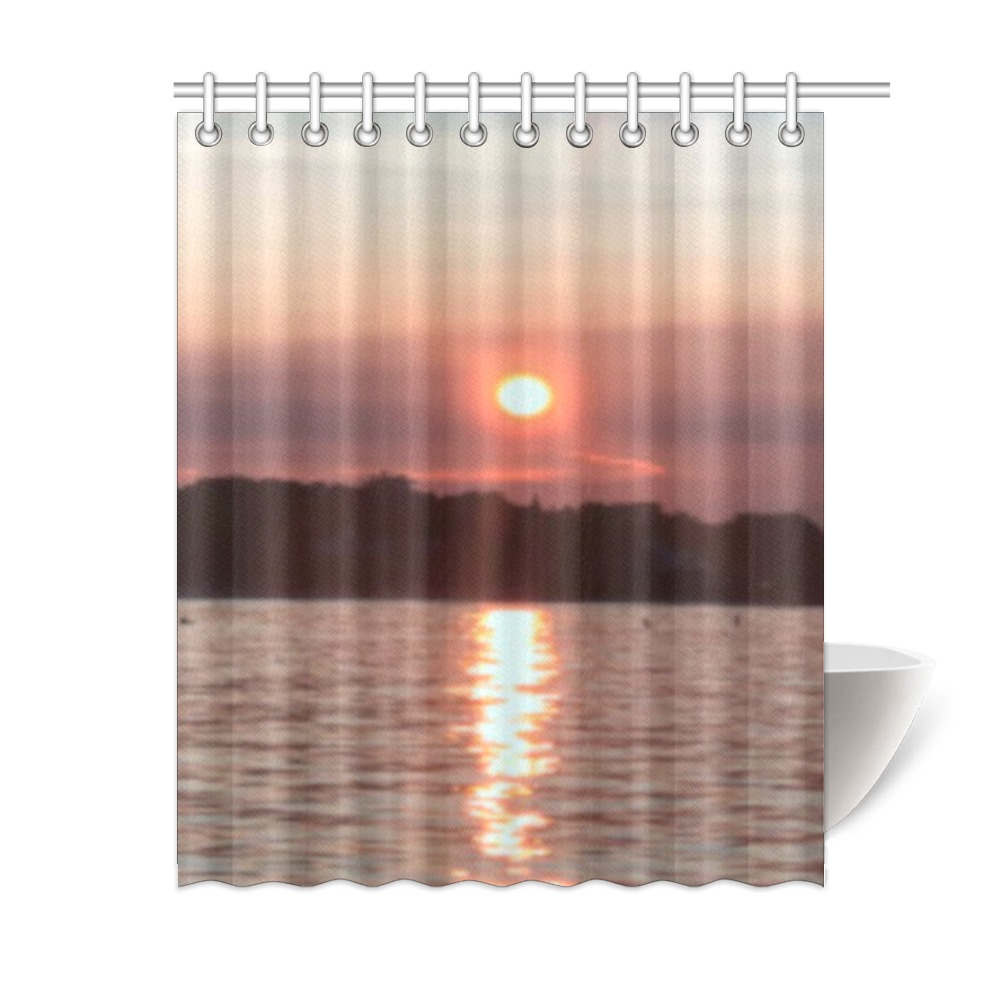 Glazed Sunset Collection Shower Curtain 60"x72"