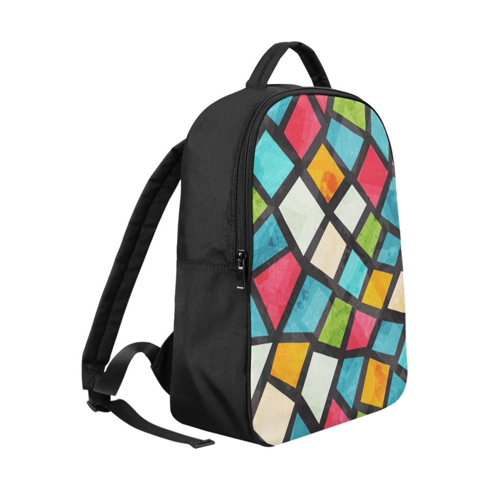 Colorful Abstract Art Popular Fabric Backpack (Model 1683)