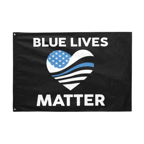 Blue Lives Matter Garden Flag 70"x47"