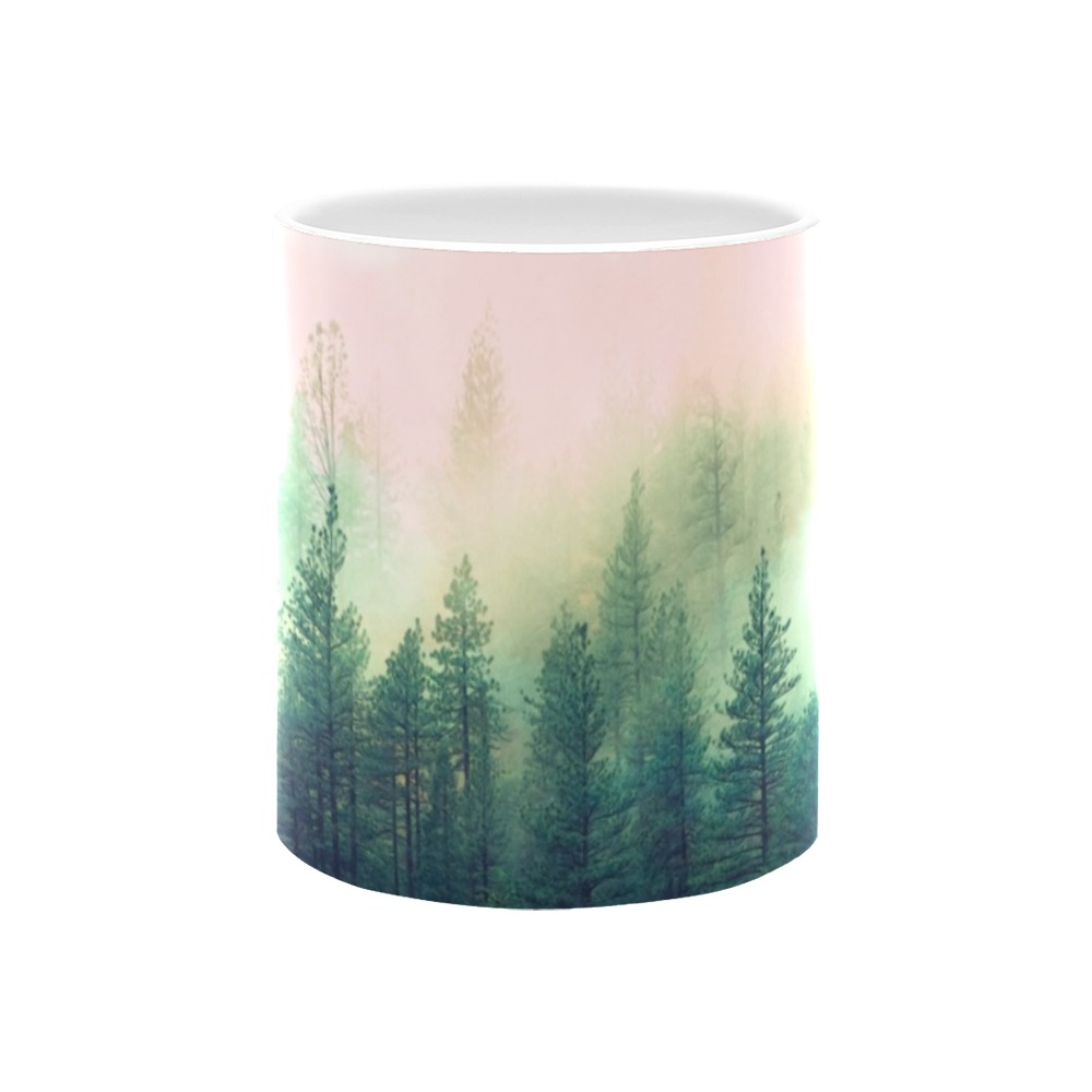 Mountain_landscape_painting White Mug(11OZ)