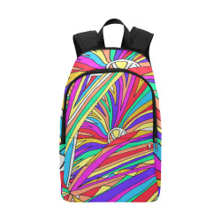 Abstract Sunset Fabric Backpack for Adult (Model 1659)