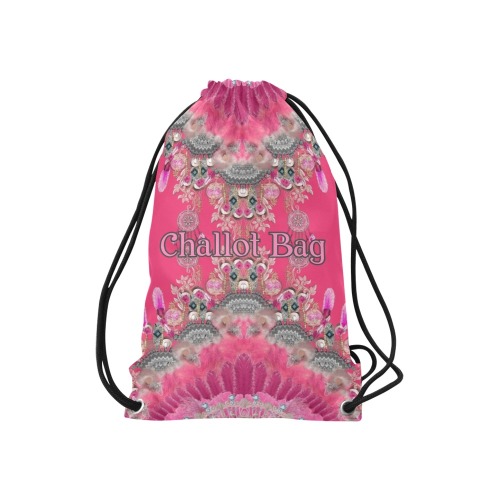 indian harmony-1 Small Drawstring Bag Model 1604 (Twin Sides) 11"(W) * 17.7"(H)