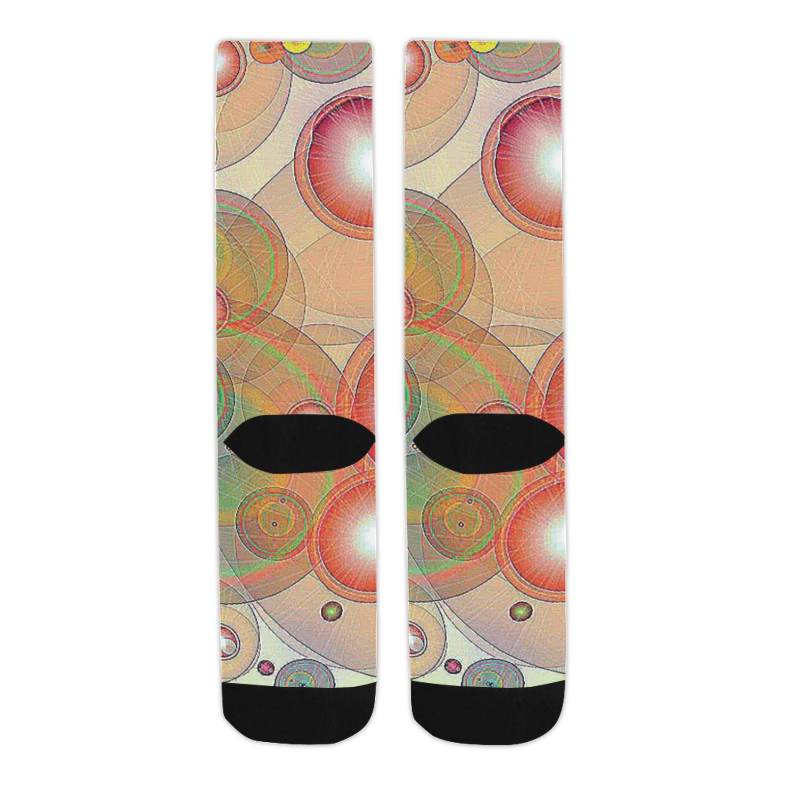 pastel bubbles Trouser Socks (For Men)