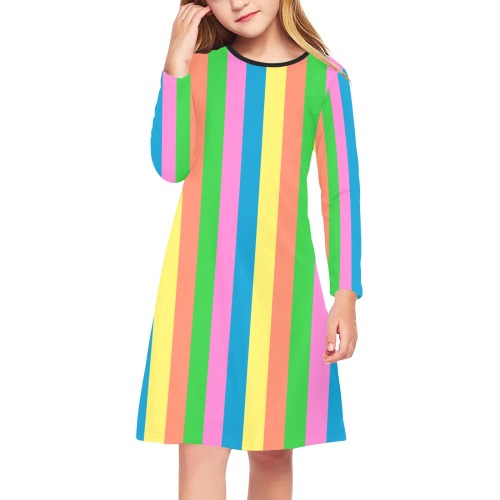 tunnel Girls' Long Sleeve Dress (Model D59)