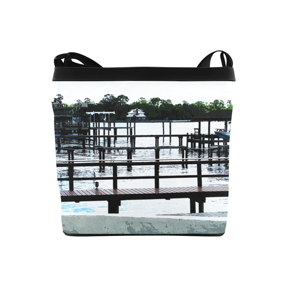 Docks On The River 7580 Crossbody Bags (Model 1613)
