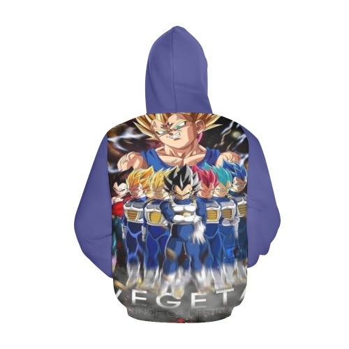 Prince of all Sayans All Over Print Hoodie for Men (USA Size) (Model H13)
