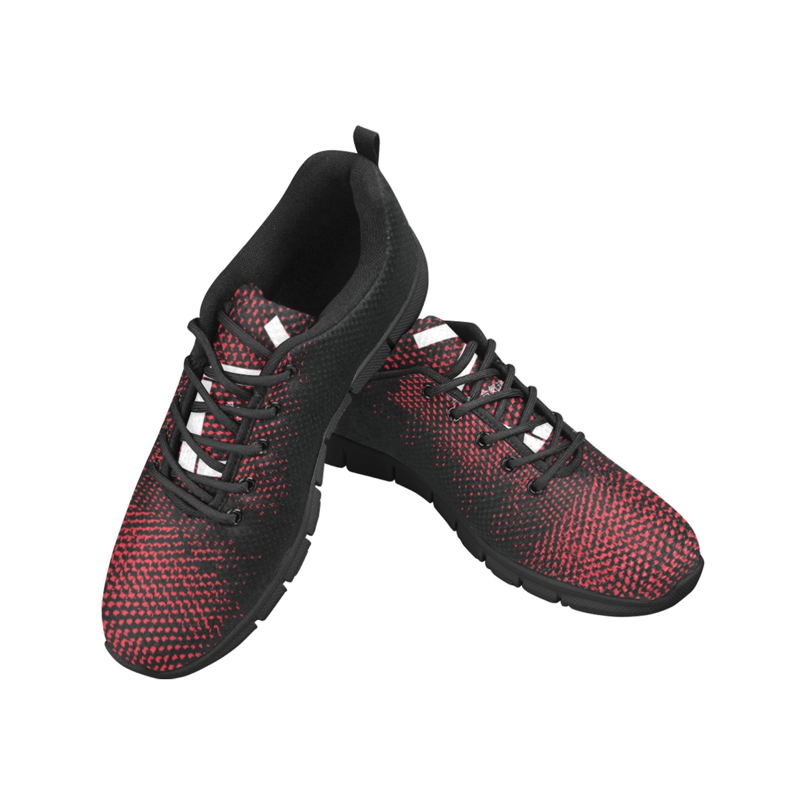 Bamba Negra Strong Black Men's Breathable Running Shoes (Model 055)