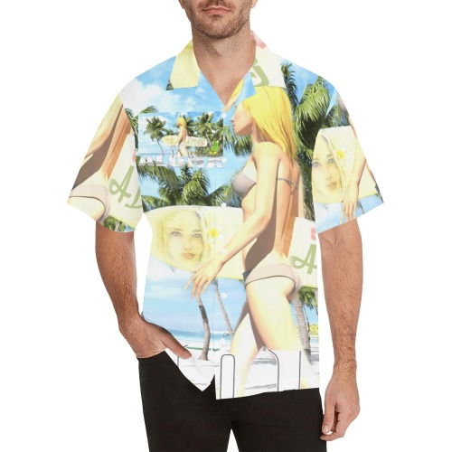 Aloha 01 Hawaiian Shirt with Merged Design (Model T58)