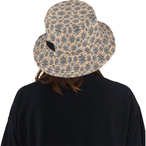 Creekside Floret - peach Unisex Summer Bucket Hat