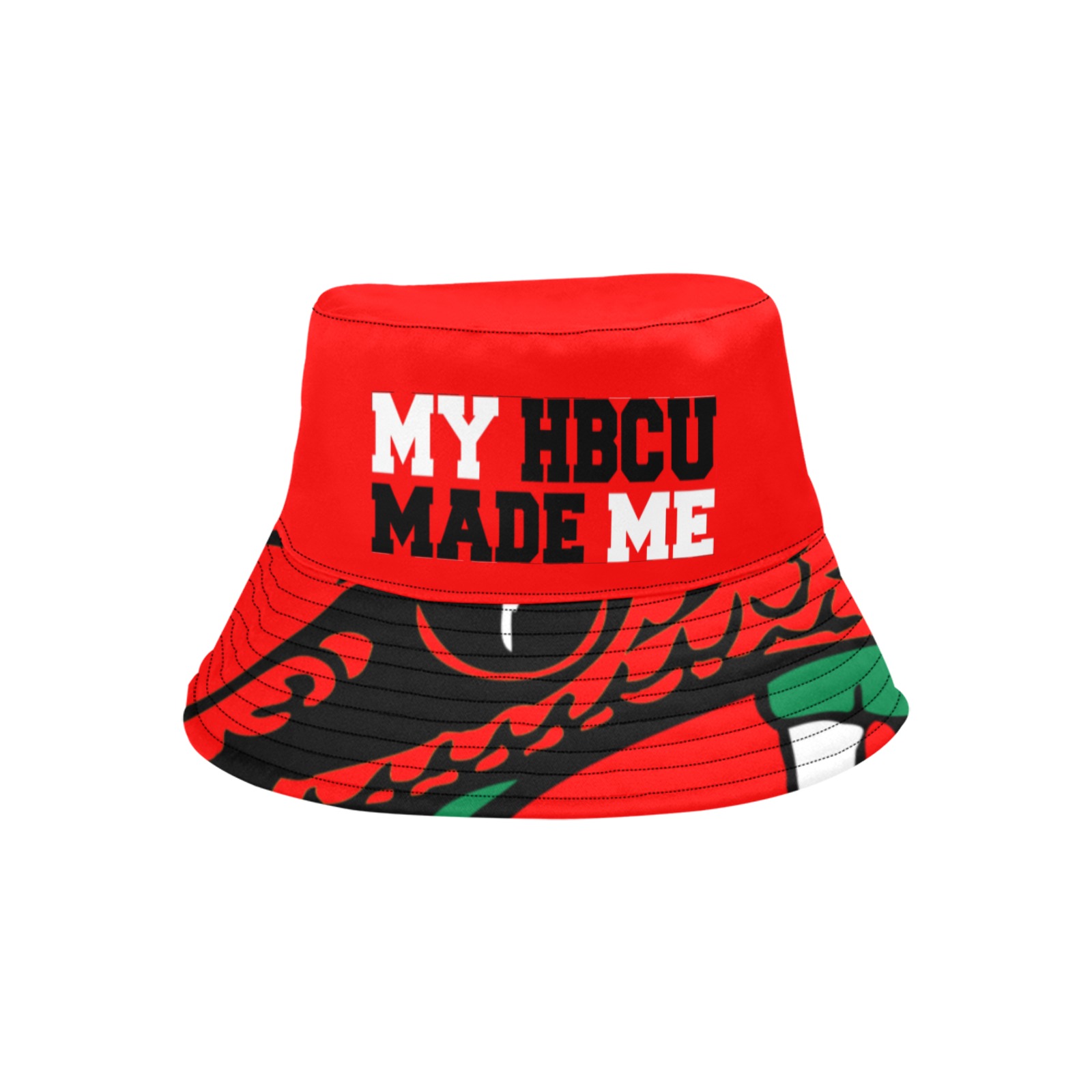 My HBCU MADE ME Red Bucket Unisex Summer Bucket Hat