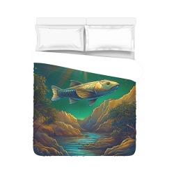 Celestial Swim Duvet Cover 86"x70" ( All-over-print)