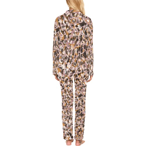 Camo wild skin 0081 Women's Long Pajama Set
