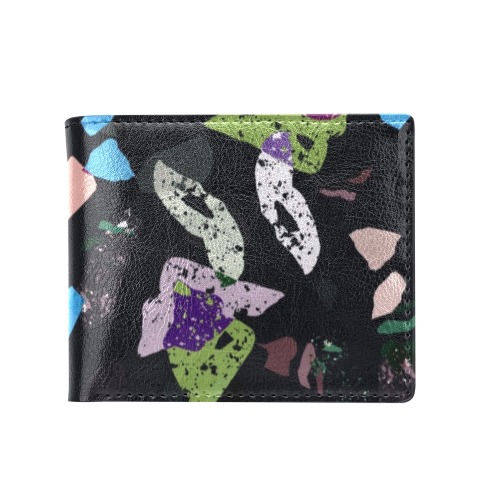 Dark abstract terrazzo