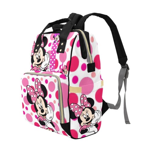 Mini Mouse Baby Baby Multi-Function Diaper Backpack/Diaper Bag (Model 1688)