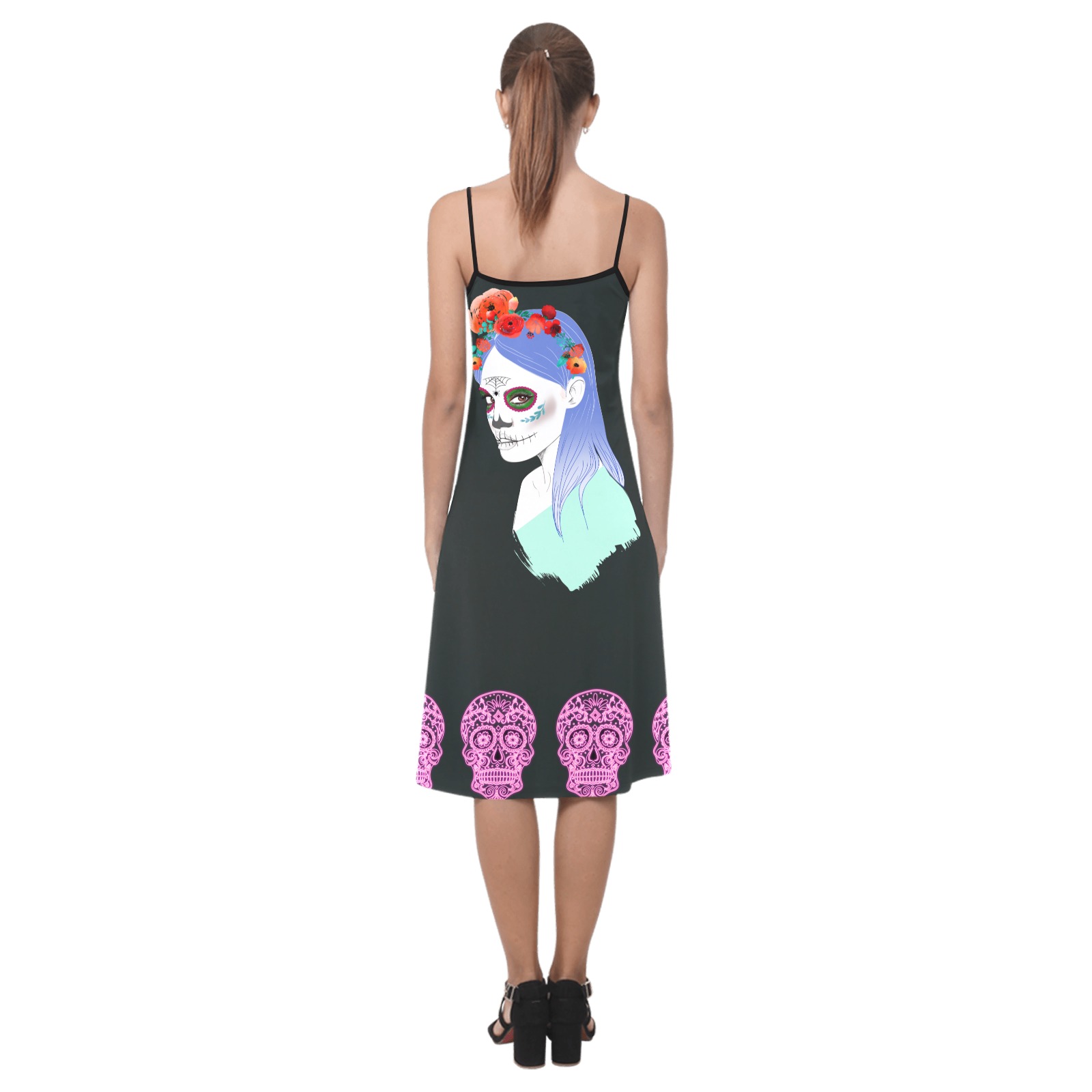 vestido katrina Alcestis Slip Dress (Model D05)