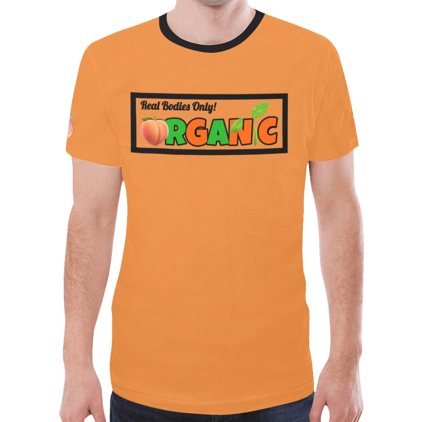 Orange T-Shirt New All Over Print T-shirt for Men (Model T45)
