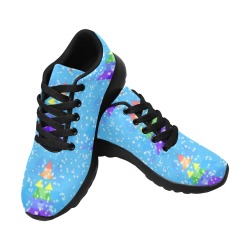 Rainbow Christmas by Nico Bielow Men’s Running Shoes (Model 020)