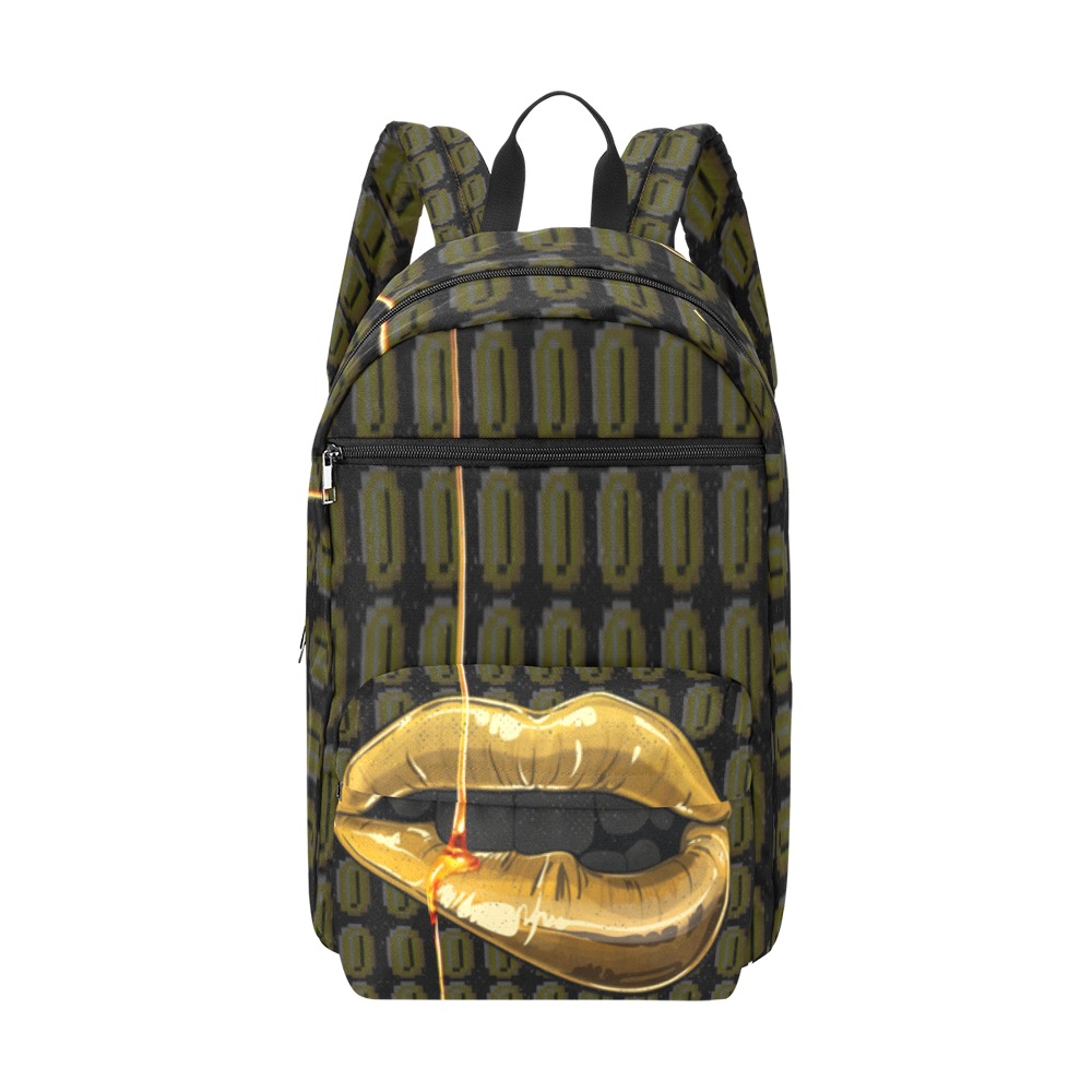 I Love Gold Back Pack Large Capacity Travel Backpack (Model 1691)