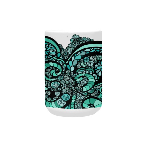 Seafoam Shores Custom Ceramic Mug (15OZ)
