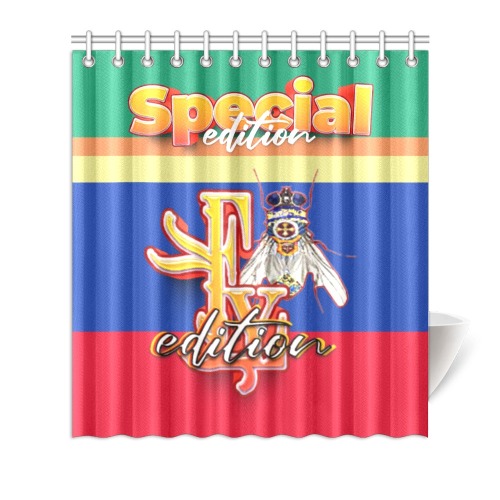 Special Edition Collectable Fly Shower Curtain 66"x72"