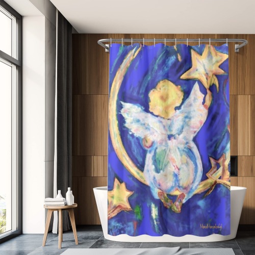 Angel Collection Shower Curtain 69"x72"