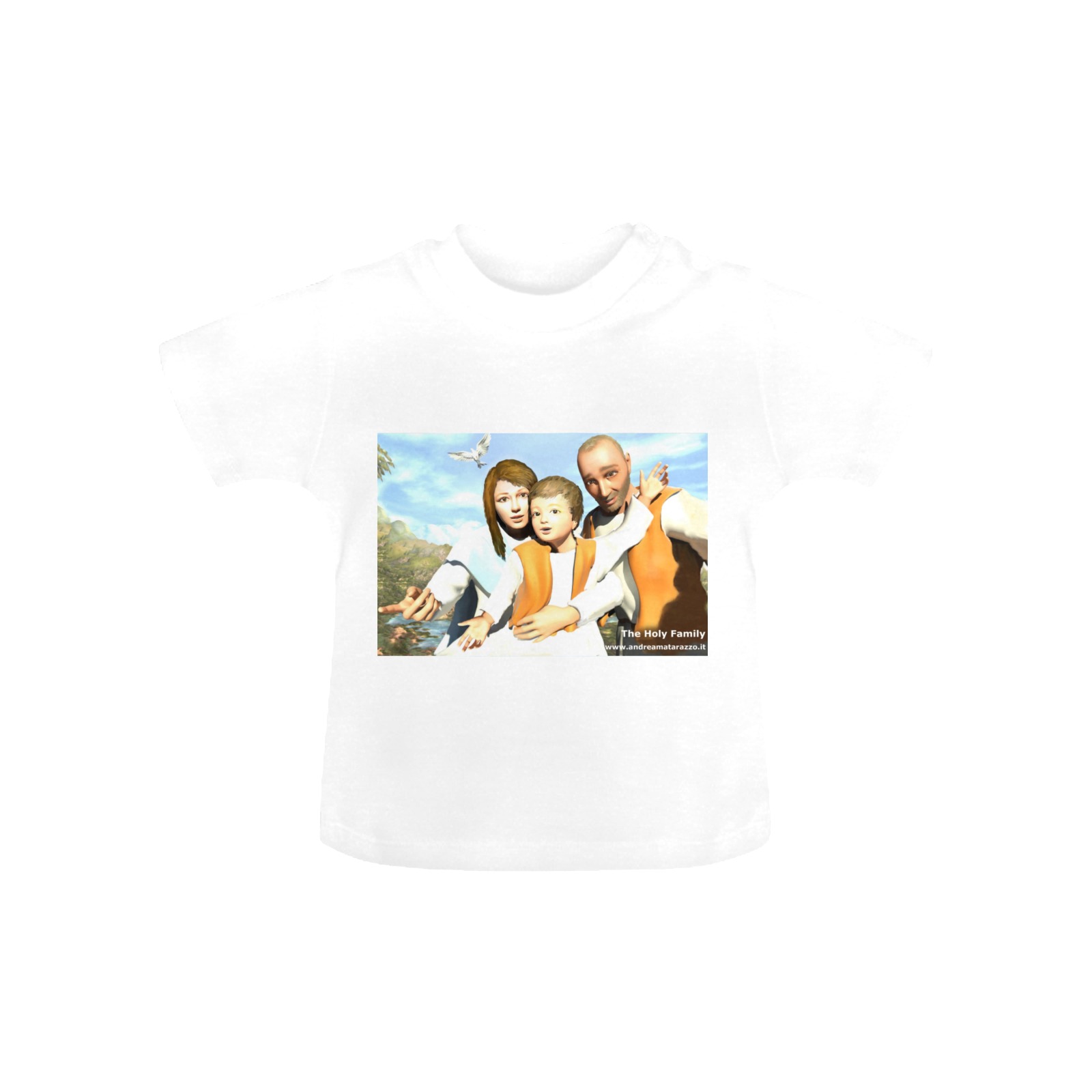 The Holy Family ( St. Mary, Jesus Child, St. Joseph ) Baby Classic T-Shirt (Model T30)