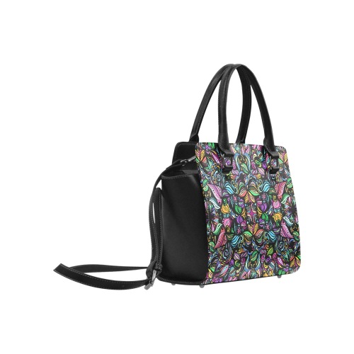Whimsical Blooms Classic Shoulder Handbag (Model 1653)