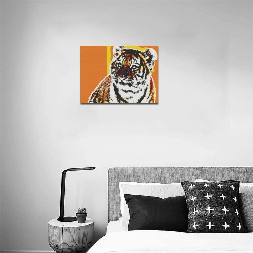 TIGER TIGER-22A Canvas Print 14"x11"