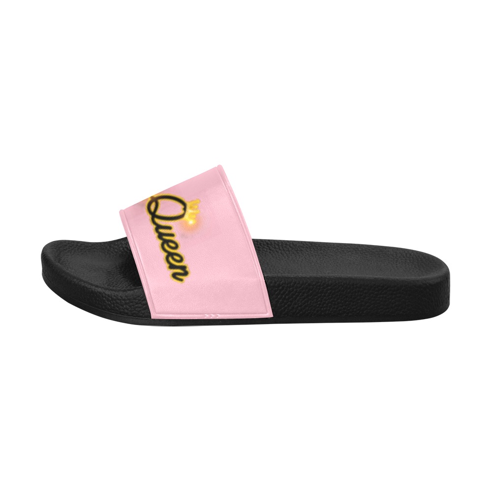 Boss Queen Drip Slides Pink Women's Slide Sandals (Model 057)