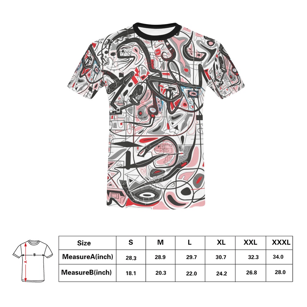 Model 2 All Over Print T-Shirt for Men (USA Size) (Model T40)