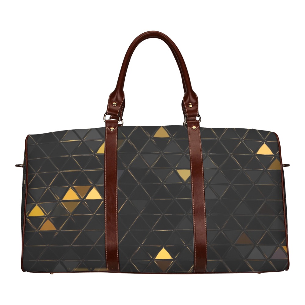 mosaic triangle 7 Waterproof Travel Bag/Small (Model 1639)