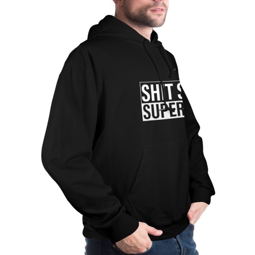 Shit Show Supervisor Men's Glow in the Dark Hoodie (Front Printing)