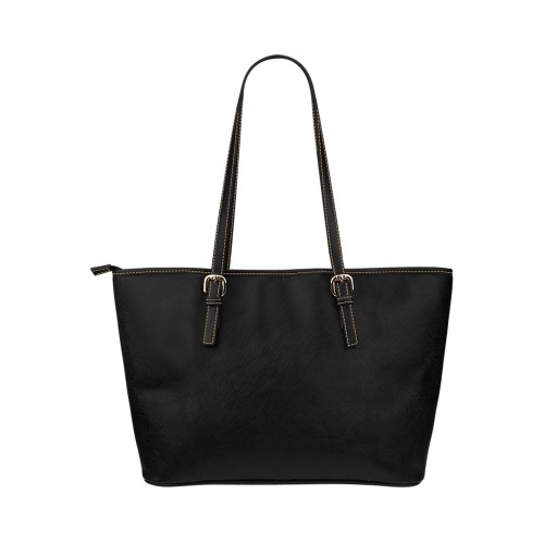 FOS I am Enough Tote Leather Tote Bag/Large (Model 1651)